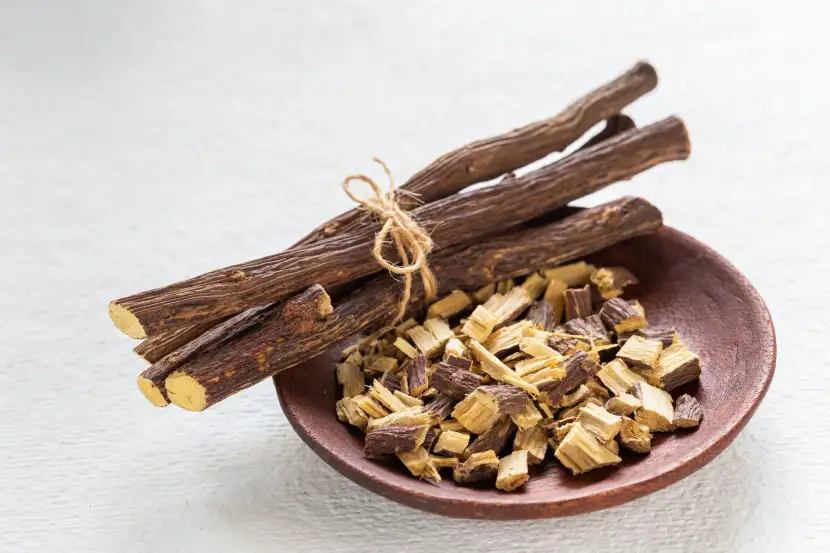 arbutin and licorice root