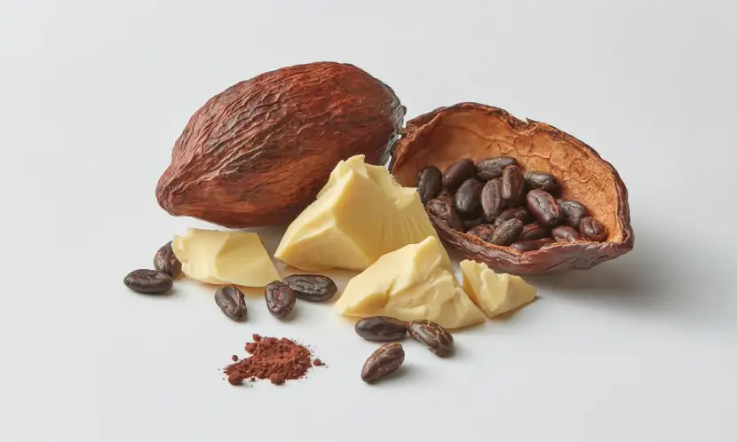 does cacao butter have lutein